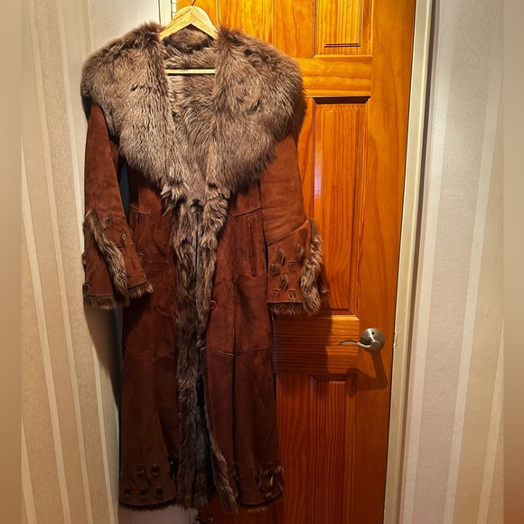 Di Bello Jackets & Blazers - Di Bello Collection Shearling Long Coat